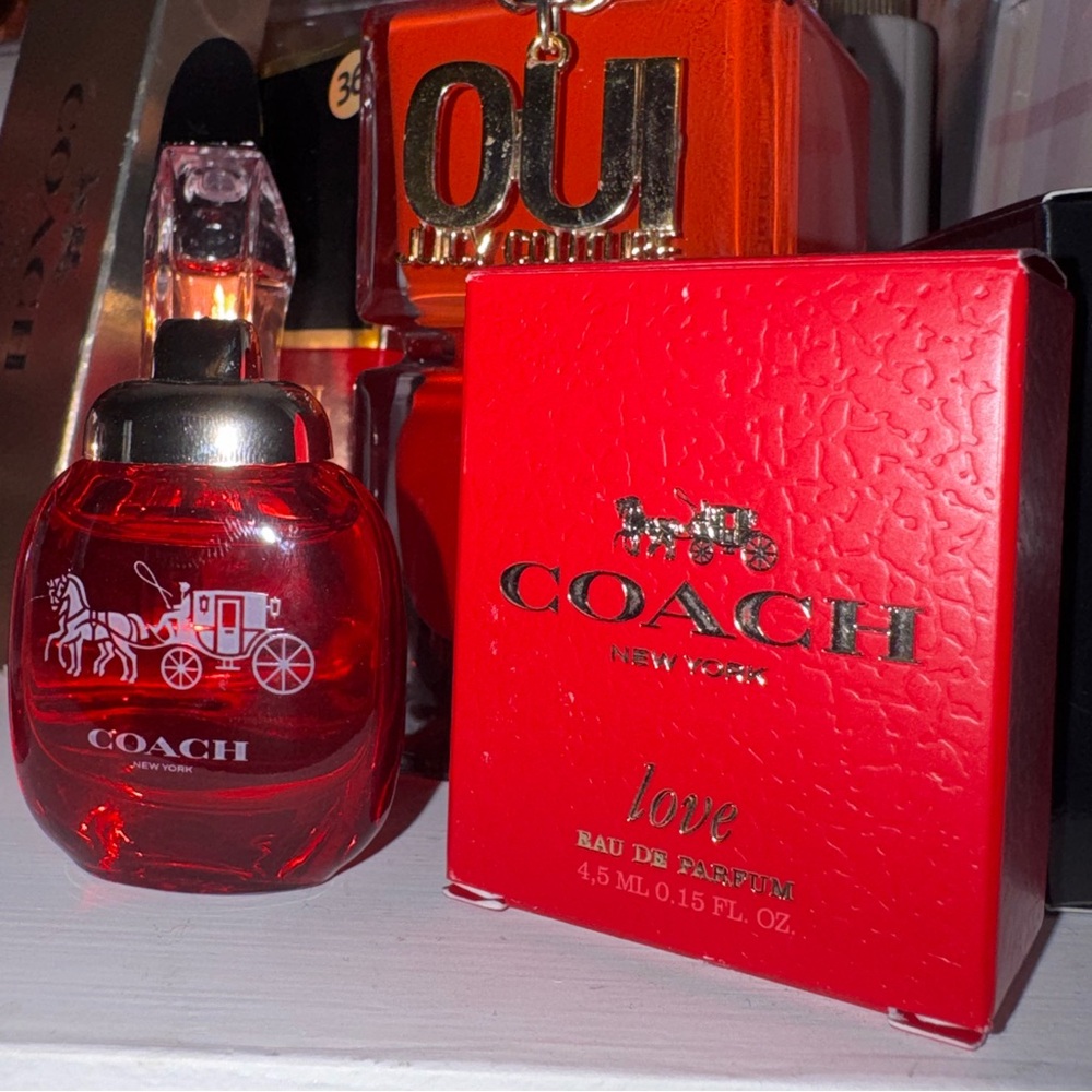 Coach Love Red EDP Mini .15oz 4.5ml Fragrance